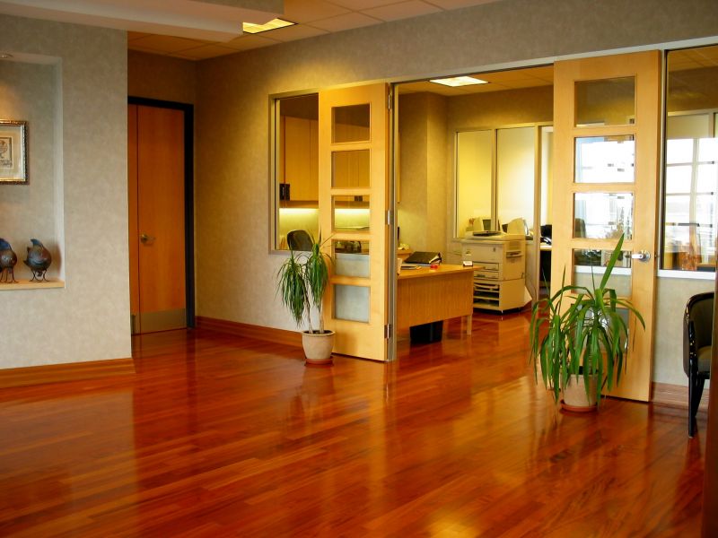 Home Office Hardwood Floors